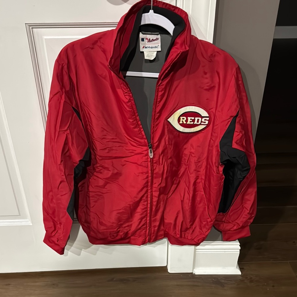 Red MLB Cincinnati Reds Jacket